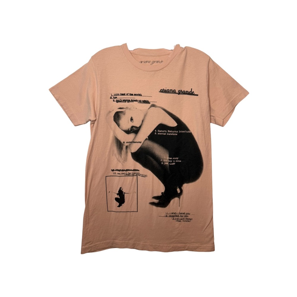 Ariana Grande Eternal Sunshine Album Tracklist Graphic T-Shirt Tour Merch Medium